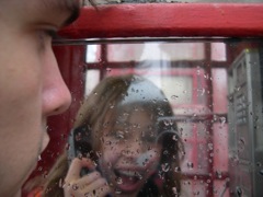 They love the phone boxes!