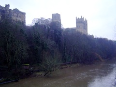2nd January - heading south again. In Durham (we stayed in Newcastle the eveing before)