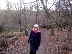 Walking back to Charlie's through Queen's Wood before scooting off to Valencia