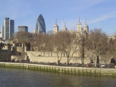 Tower of London and the gerkin