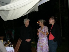 Margaret, Shari and Paulie catch up