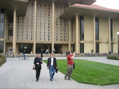 Plaing tourist with Uni IT Directors at Stanford