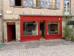 Her cafe for the film.