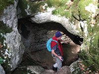 And Eagle Eye Atherton spots a geological marker that suggests a cave may be nearby