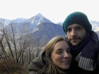 While the oldies were up in their hills, Elena and Nick climbed the Italian alps.