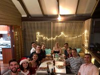 As Christmas approaches in Brisbane, Olivia hosts a dinner with Physio pals