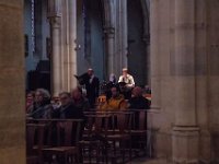 3rd- We're joined by Michael at a recital in the church that kicked off with echoing voices singing "O Virgo" (circa 1399) and Bach