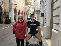 In Cahors Paulie bumps into a fellow All Black