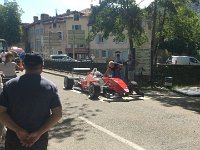 The a peek at a race up the Caussade Road from the village