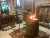 Yolande hosts a welcome home drink in her nearly completed cellar