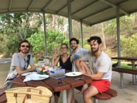 IMG 9169  24th - The lads wind up their visit to Oz with a picnic (half bro Julian, Venetia and Paulie join them)