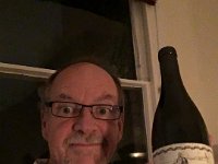 Keno does it again! The College cellar suppplies Stephen's 60th gifts - two lovely bottles of Chateauneuf du Pape