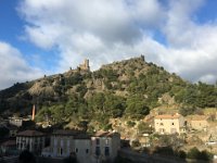 Next, a drive to one of the Cathar strongholds - Châteaux de Lastours just north of Carcassone