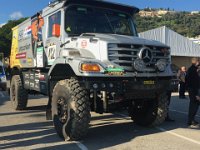 19 Dec - it seems the Dakar Rally competitors are readying themselves in Menton before a ceremonial start in Monaco the next day