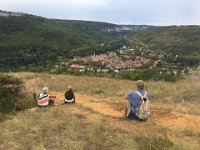 Touring the village environs with Jan and Jim