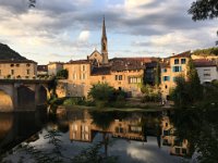 That evening Jan and Jim took Paulie and Stephen to dinner at Le Festin de Babette. Great view