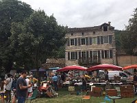 Sept 1 - a village wide Brocante (2nd hand sale)