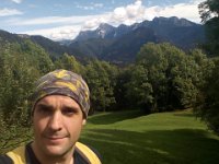 In Elena's village in Italy (Tolmezzo) Nick wonders the mountains. Elean finds work in Udine