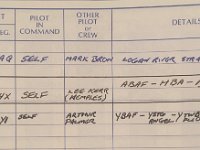 Chris Atherton's flight log also includes an instructor "Palmer". Yep - the son of Henry's instructor (who checked his father's log book and it all fits)