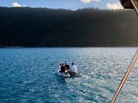 The Skipper takes Jan, Jim and Shari to the Annerley Dunlop's Catamaran