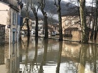 The boulangerie 20 metres from us goes under