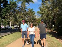 4th - Jan and Jim stayed the night and then walked around the river at UQ