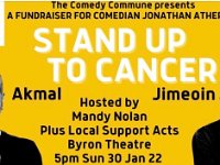 Jon's comedian pals kick into action to raise funds. It was a full house and went very well.