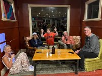 The crew unwind - Melbourne had one one the longest COVID lockdowns in the world...