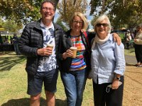 On March 8 Paulie headed to Adelaide.  The next morning she went to the writers festival and bumped into pals Rosie & Greg Egan