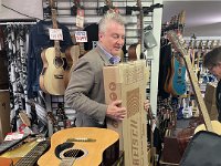 After a few days of conferencing, Stephen joins Tony Maguire who spotted & purchased a dream guitar. Paulie is alerted and gets a few nibbles back at teh aprtment