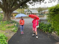 12th - A bit wet so they drive to the Barossa Markets