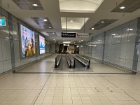 On arrival it's pretty quiet in Sydney airport. Stephen got to Brisbane in time to meet Paulie, client Des, and carer Benoni as they checked in to their flight to Adelaide 5 days of exploring