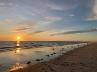 6th - Like many days after work, Olivia goes for a run or walk. Today it's Tennyson Beach