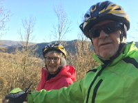 17th - the sun is out so a cycle up to Grotte du Bosc is in order