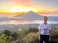 11th - up  the 17,000 metre Mt Batur. 25 years earlier the AthoLads took a boat on the lake (see 1999 athoalbum)