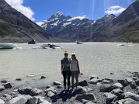 10th - glacier with Mt Cook in the background