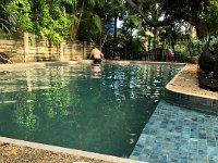 Whilst the very humid and hot day in Brisbane requires a dip.