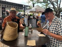 4th - Paulie, Stephen and Michael stop at the Eumundi Markets for a look (and feed) en route to Jan & Jim's