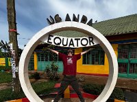 As James and colleagues return to their hotel in Kampala, they cross the equator