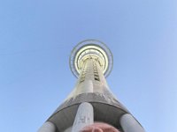 A stop under the Skytower to meet colleague Avi for a drink