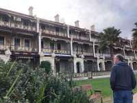 Up at Grange Beach are the iconic Marine Terraces built in 1884