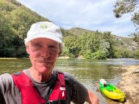 Chris goes kayaking on the last day of the season