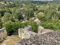 Lovely view shows how close the camping ground is to the chateau.