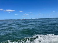 Taking the ferry to upmarket Arcachon.