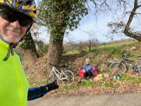 29th - another warmish day was a good time to cycle and stop for a picnic