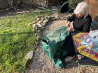 And the next day do some garden chores. A Garden bag repair business might be an opportunity.