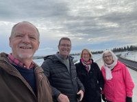 A walk out to Granite Island where the guys watch a dolphin play (see "AthoCinema")