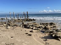 The remains of the jetty that was  used to send wheat back to the Mother Country