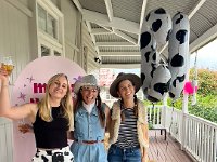 Birthday girl Megan (now teaching in Kingaroy) was joined by pals Olivia & Michelle