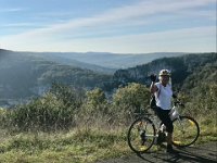 Nov 8th - Paulie scaled the mountain road up to the plateau above their noble valley (noble val) home.